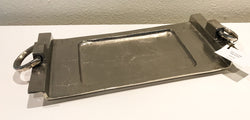 Silver Tray with Ring Handles