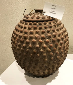 Small Stone Jar with Lid