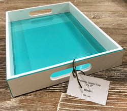 Lacquer Tray - Turquoise